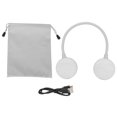 thumbnail image 1 of Altavoz de cuello portátil inalámbrico portátil estéreo manos libres banda para el cuello Altavoz Bluetooth con micrófono para el hogar al aire libre gris, 1 of 8