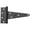 Black, variant on National Hardware - V286 6" Heavy Duty T-Hinge With Screws - 2 Per Pack