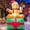 Yellow, variant on Yexmas 6 ft Christmas Inflatables Gingerbread Man with Candy, Blow up Outdoor Decorations with LED Lights Built-in for Holiday Party Xmas Yard Garden