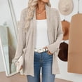 thumbnail image 4 of SUNBS Long Sleeve Cardigan Sweaters for Women Lightweight Open Front Tops Casual Loose Blouses with Pockets, 4 of 8