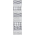 thumbnail image 2 of SAFAVIEH Cabana Elouise Geometric Indoor/Outdoor Runner Rug, Ivory/Grey, 2'2" x 7', 2 of 12
