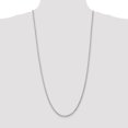 thumbnail image 7 of Auriga Fine Jewelry 10K White Gold 3 mm Diamond-cut Rope Chain Necklace for Women 30", 7 of 7