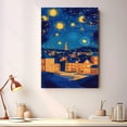 thumbnail image 2 of New York city Travel Canvas Prints, New York Starry Night Travel decor, New York city Map Poster, New York Travel Decor Artwork - 98AZ955, 2 of 2