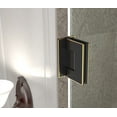thumbnail image 4 of Aston Sdr990-68-10 Nautis Gs 68" Wide X 72" High Frameless Hinged Shower Door - Bronze, 4 of 7