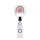 thumbnail image 3 of Clip de cocodrilo retráctil con hebilla de fácil extracción para decoración de enfermeras, portatarjetas de identificación y carrete de insignias de salud mental de arcoíris, 3 of 5