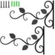 thumbnail image 1 of Gancho para maceta colgante de pared de acero cuadrado grueso, soporte para flores, cesta colgante para balcón, soporte para maceta, práctico soporte para flores, 1 of 4