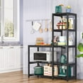 thumbnail image 4 of Tribesigns 5-Tier Kitchen Bakers Rack with Utility Storage Shelf, Freestanding Microwave Oven Stand Kitchen Spice Rack Shelf Organizer, 4 of 6