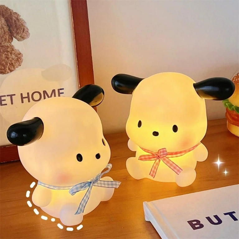 Sanrio Pochacco Night Light Kawaii Children Bedroom Bedside Lamp
