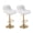 Beige - Velvet, variant on Guyou Modern Swivel Bar Stools Set of 2, Adjustable Velvet Counter Height Kitchen Bar Chairs with Footrest and back for Pub Kitchen Island Dining Room, Beige