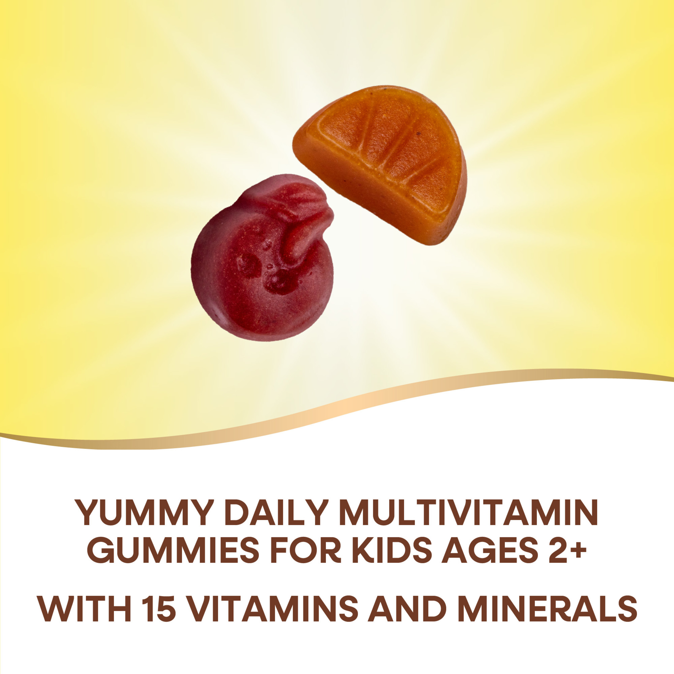 Alive! Kid's Daily Multivitamin Gummies, Supports Growth and Development*, Fruit Flavored, 60 Count - image 4 of 8