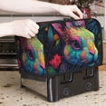 thumbnail image 7 of Sikiie Colorful Patterned Rabbit Toaster Covers 2 Slice Dustproof Toaster Cover Bread Machine Cover, Dustproof Cover - 11.4" x 7.5" x 7.9", 7 of 7