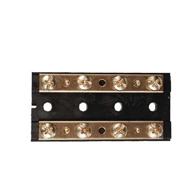 Sierra General Four Gang Junction Block 4 Terminal - Black FS40670