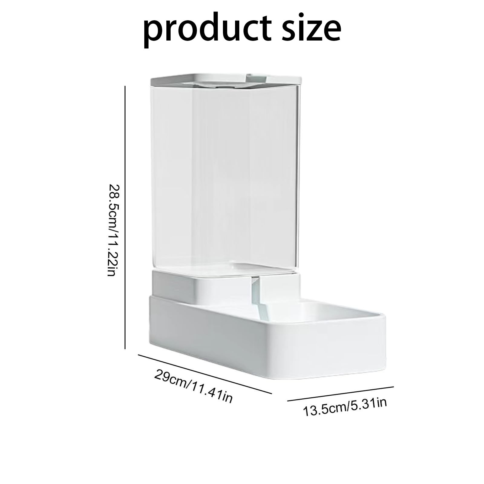 Automatic Pet Feeder with Timer, Large Capacity Smart Cat Dog Food Dispenser for Cats & Dogs, Programmable Meals
