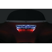 Kuryakyn 5053 Front Fairing Vent Accent LED Light Kit for 2014-19 Harley-Davidson Motorcycles, Chrome