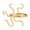 HJ798 large size-Gold, variant on Open Adjustable Rings Base Blank Finger Rings Setting for Women Inlaid Crystal Turquoise Natural Gem Jewelry Making DIY