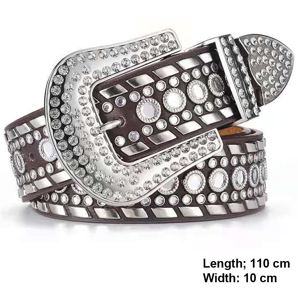 Rhinestone Belt for Women Cowgirl Bling 