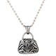 thumbnail image 2 of Collar De Botella De Perfume Fernando Con Forma De Monedero Acero Inoxidable, 2 of 8