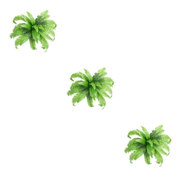 Naiovety Flores artificiales fáciles de limpiar para interiores o exteriores Plantas artificiales de apariencia realista 20 Gran hoja persa Type1 NO1