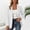 White women's blazer jacket a1, variant on Women's Fall Winter Long Sleeve Blazer Open Front Casual Work Blazer Solid Slim Dressy Business Jacket Basic Collared Tops for Office Vacation Fashion Clothes, White S