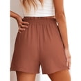 thumbnail image 5 of Shorts for Women Summer Casual Elastic High Waisted Wide Leg Cute Dressy 2026 Vacation Beach Clothes, 3XL, 5 of 6