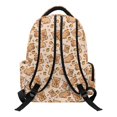 thumbnail image 2 of Psesaysky Capybara Orange Pattern School Backpack with Lightweight Water Resistant Bookbag, Waterproof 17 Inch Multi-pocket Bookbag for High School Back to School Travel, 2 of 10