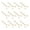 Golden, variant on Heavy Duty Metal U-Shaped Fixing Clips for Women's Clothing, Adjustable Dress Clips for Secure Fit, Compact Fashion Accessories, Multi-Functional Garment Clips (12 Pack)