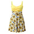 thumbnail image 5 of up to 30% off Usmixi Swimsuits for Women High Waist Modest Bathing Suit Swimdress Tankini Sets Sleeveless V-Neck Sunflower Print Swimwears Plus Size Swimsuits Yellow M Up to 65% off, 5 of 7