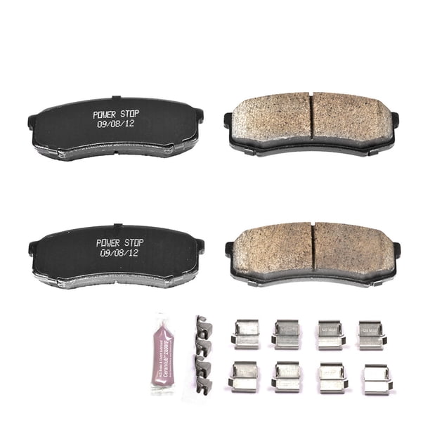 Power Stop Rear Z23 Evolution CarbonFiber Ceramic Brake Pads Z23606