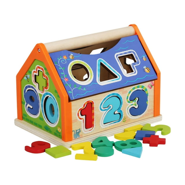 Cube d'Activités, Jouets Trieurs de Formes et de Couleurs, Motricité Fine, Centre d'Activités pour la Maison