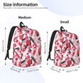 thumbnail image 2 of Disketp Makeup Mochila de Lona Estampada, Mochila Escolar de Viaje Ligera para Estudiantes y Portátil-Small, 2 of 5