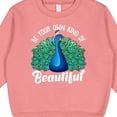 thumbnail image 3 of Inktastic Peacock Toddler Sweatshirt, 3 of 4