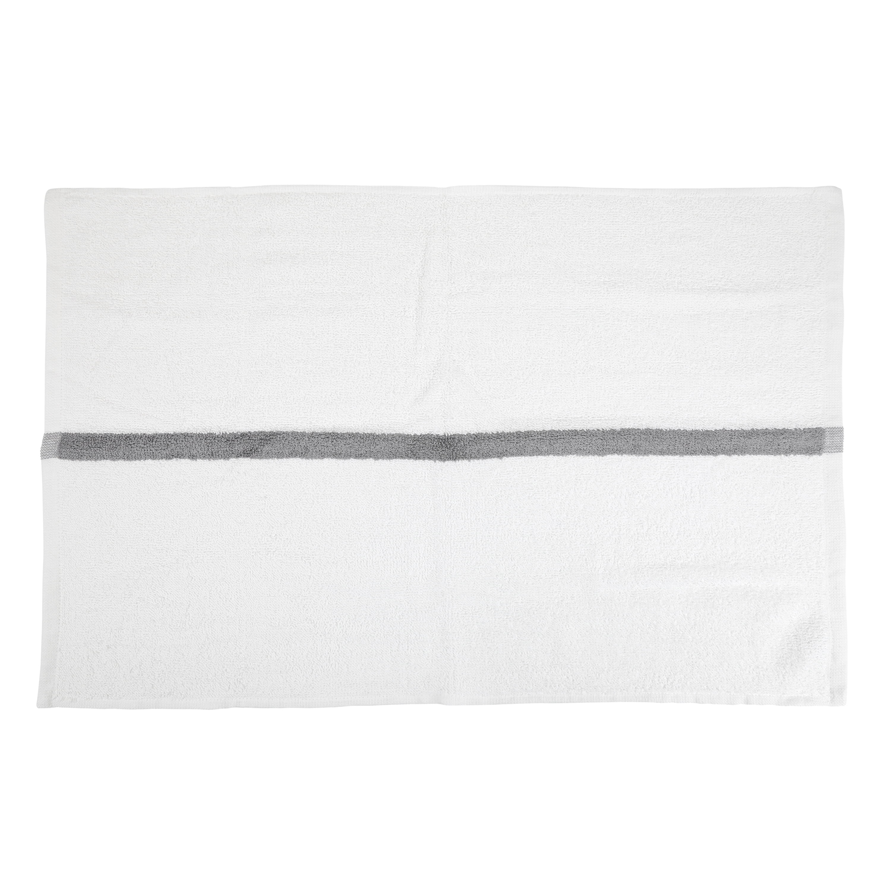 12 Pack Small Hand Gym Guest Sport Towels White 30 x 85 cm 450gsm 100%  Cotton