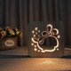 thumbnail image 2 of Lámpara de escritorio LED con luz nocturna USB de ballena Animal de madera 3d, novedad, decoración de dormitorio para niños, 2 of 5
