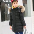 thumbnail image 4 of ATOGUTA Kids Jackets Boys Winter Warm Thick Hooded Down Coat Down Jacket Padded Overcoat Black, Size 2T-12, 4 of 6