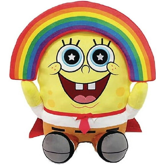 NECA - SPONGEBOB SQUAREPANTS RAINBOW HUGME 16IN PLUSH, Neca, Gifts