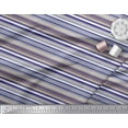 thumbnail image 2 of Soimoi Silk Fabric Horizontal Stripe Decor Fabric Printed Yard 42 Inch Wide, 2 of 5