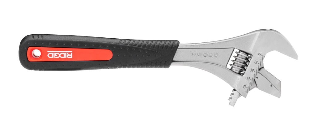 Ridgid 12 Inch Wide Capacity Reversible Adjustable Wrench