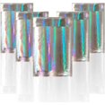 thumbnail image 1 of Sobres acolchados de burbujas de 4 x 7, 4 x 7; Paquete de 50 sobres tipo cojín con holograma con despegable y sellado; Envío holográfico metálico Glamour, 1 of 7