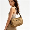 thumbnail image 6 of Women's Large Capacity Nylon Tote Bag, Lightweight Water Resistant Crossbody Shoulder Bag with Adjustable Wide Strap for Work Travel School Daily Use, 6 of 6