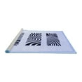 thumbnail image 2 of Ahgly Company Machine Washable Indoor Rectangle Solid Blue Modern Area Rugs, 4' x 6', 2 of 4
