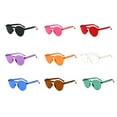 thumbnail image 4 of OUNONA Assorted Color Fashion Sunglasses AntiUV Jelly Color Eyewear UV400 Protection for Decor 9pcs Set, 4 of 8