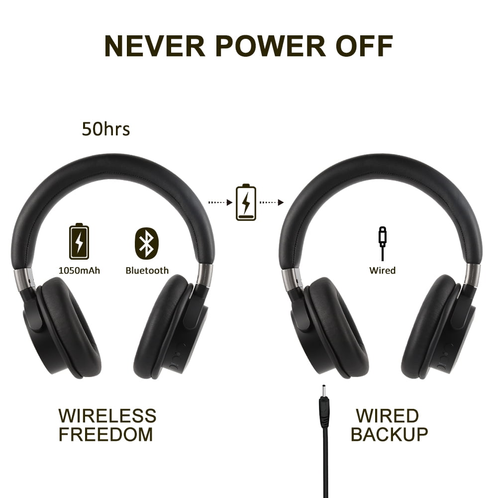 Acekool Foldable Bluetooth Headset 