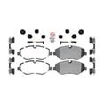 thumbnail image 1 of AmeriBRAKES Front Semi-Metallic Disc Brake Pads NWF-ASD1693 for Car Mercedes-Benz Sprinter 2500 Metris Dodge Freightliner, 1 of 8