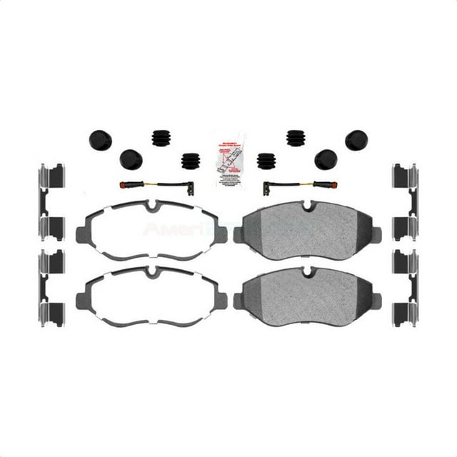 AmeriBRAKES Front Semi-Metallic Disc Brake Pads NWF-ASD1693 for Car Mercedes-Benz Sprinter 2500 Metris Dodge Freightliner