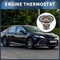 thumbnail image 3 of Termostato de coche Termostatos de refrigerante del motor para Toyota Camry 3.5L 2007-2017 No.9091603140 1 Pcs, 3 of 6