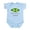 Sky Blue, variant on CafePress - Give Peas A Chance Body Suit - Baby Light Bodysuit, Size Newborn - 24 Months