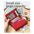 thumbnail image 2 of Leather Purse For Women RFID Blocking Soft Cowhide Compact Wallet Stylish Small Handbag Spacious Organizer Secure Durable, 2 of 4