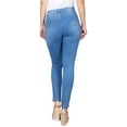 thumbnail image 3 of 2Luver, Women's, 5 Pocket Stretch Skinny Jeans, True Light Denim, 11, 3 of 7