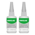 thumbnail image 1 of 2X Uniglue Colle Super Universelle Forte Colle Plastique pour Résine Céramique Métal Verre, 1 of 7