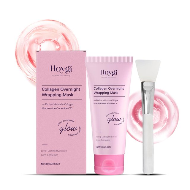Mascarilla exfoliante de colágeno que exfolia suavemente, hidrata profundamente, reafirma la piel y mejora la aspereza (Ho-A05-0952)